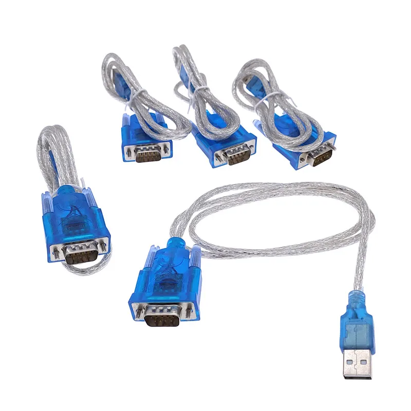 Cable Adapter CH340 USB to RS232 Serial Port 9Pin 80cm For Windows 7