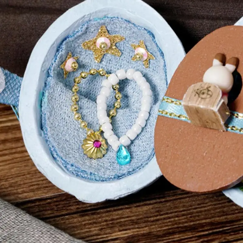Детский милый миниатюрный DIY Кукольный дом ручной работы семя мир деревянная головоломка Кукольный дом игрушечная коробка мини-модель Строительство подарки на день рождения