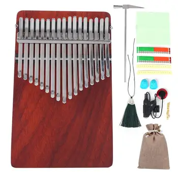 

Kalimba Thumb Piano Small Portable Wooden 17 Key Finger Beginner Music Instrument K17A Keyboard Instrument Accessory