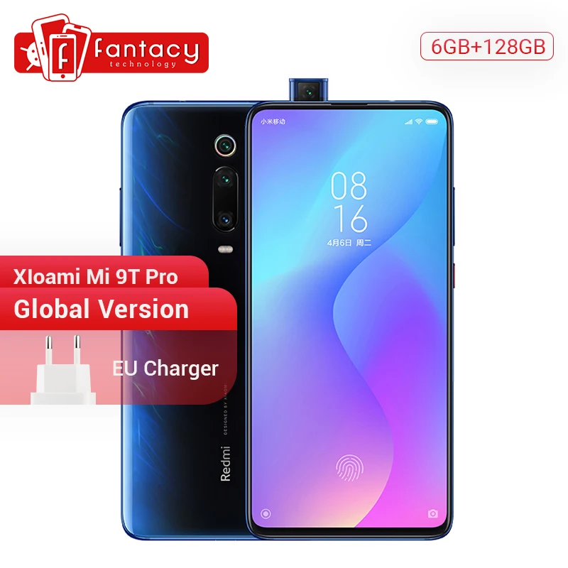 Global Version Xiaomi Mi 9T Pro 9 T (Redmi K20 Pro) 6GB 128GB Snapdragon 855 Smartphone 48MP Triple