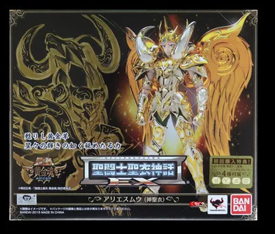 Новый A BANDAI Tamashii Наций Saint Cloth миф фигурку Aries Mu GOD ткань от Seiya Soul Of Gold | Игрушки и