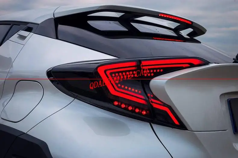 Автомобильные стильные стоп-сигналы для Toyota CH-R C-HR CHR светодиодные задние фонари противотуманная лампа задняя лампа DRL+ тормоз+ Парк+ Сигнальные огни