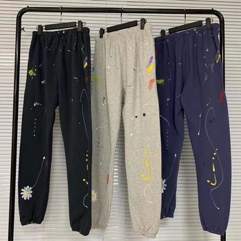 

Fashion Men Women Hip Hop Joggers Vintage Graffiti Gallery Dept Pants Trousers Manual Splash ink Gallery Dept Sweatpants