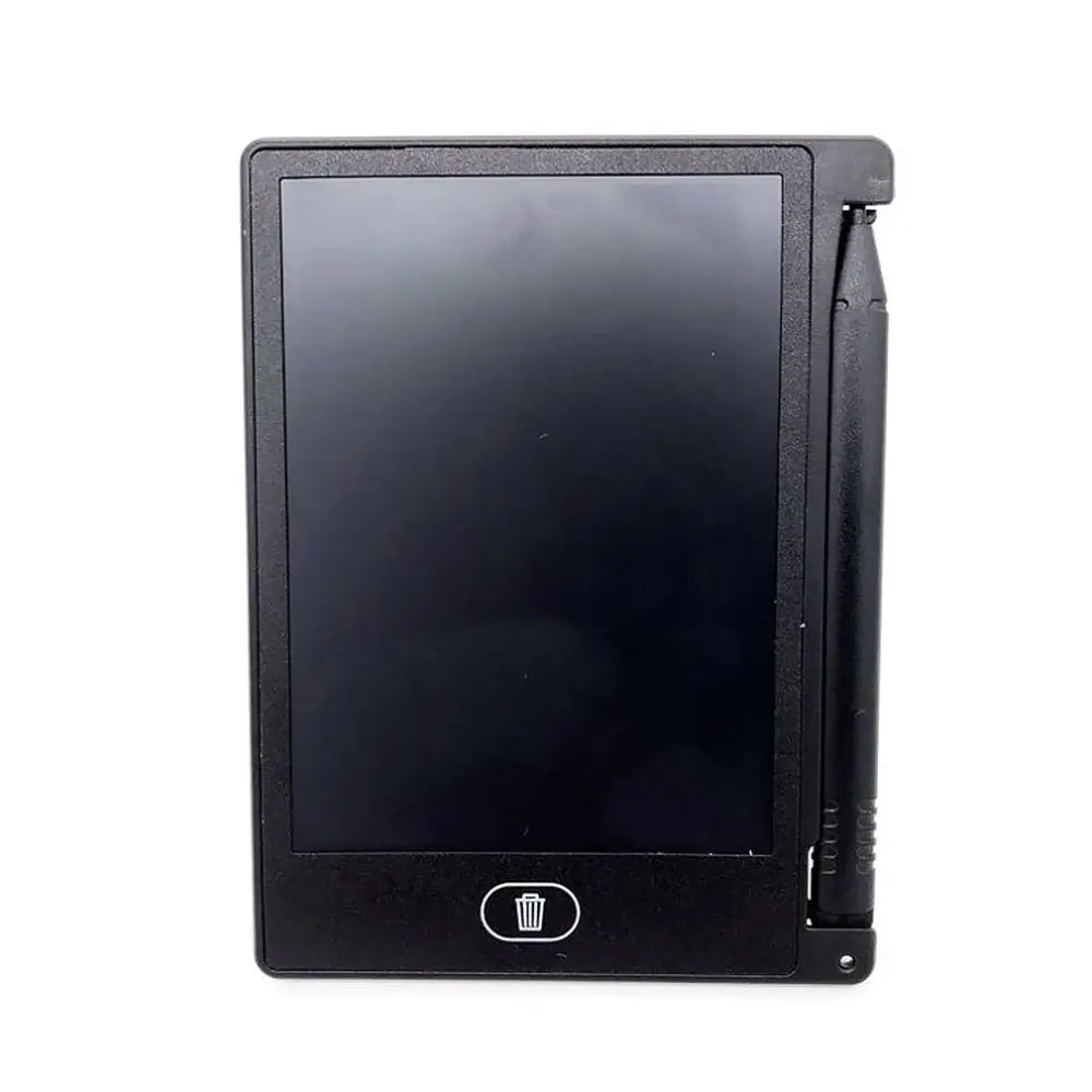 4,4 дюймовый ЖК-планшет цифровой планшет для рисования почерк колодки портативный электронный планшет ультра-тонкая доска для письма с ручкой - Цвет: black