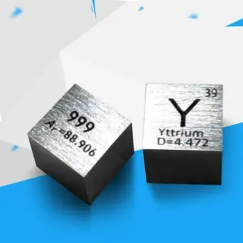 

10mm 99.9% Hochreinheit Yttrium Metall Cube Geschnitzte Element Periodensystem