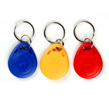 

10pcs Handheld 125KHz RFID ID Cards keyfob TK4100 Access Control Card Tag llaveros llavero Porta Chave Card Sticker Key Fob Ring