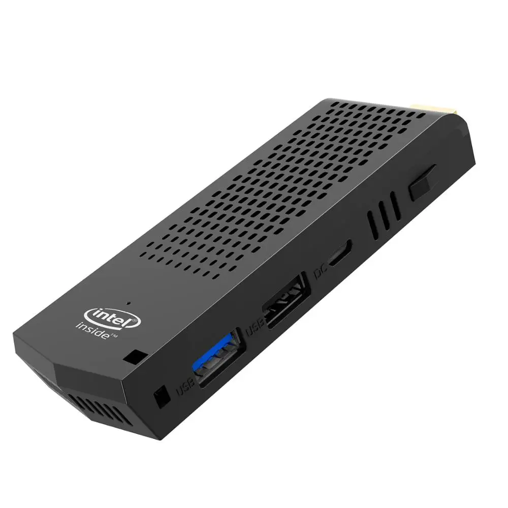 T6 pro fanless Windows10 Mini pc stick Quad Core Intel Atom x5-Z8350 RAM 4GB ROM 64GB 1000M lan med