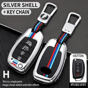 Copertura della cassa chiave a distanza dell'automobile Shell per Hyundai ix25 ix35 i10 i20 Solaris Tucson Sonata Santa Fe Sport Elantra Creta Verna portachiavi