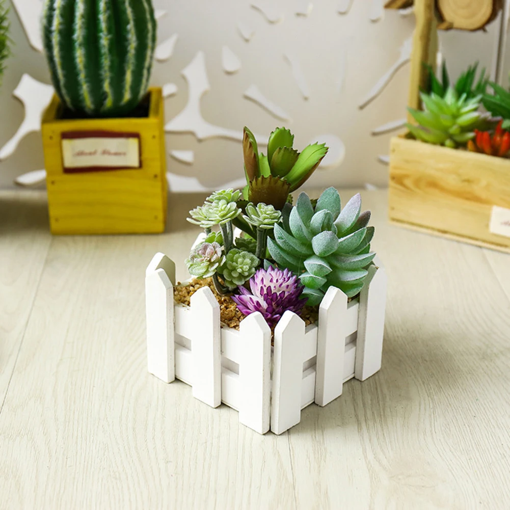 Artificial Bonsai with Pot Artificial Plants Succulent Plant for Home Decor Potted Artificial Plant Bonsai Desktop Ornement