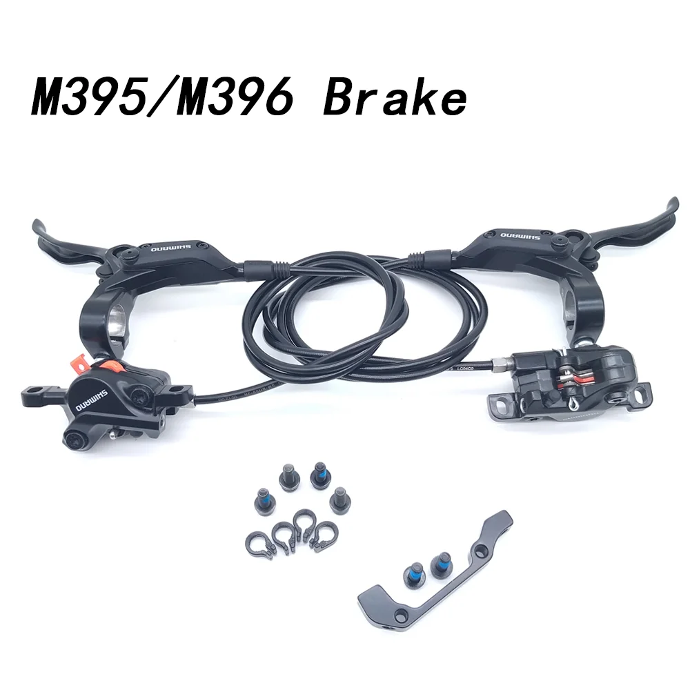 M395 Brake M396 M395 M365 M485 M486 листовой штамповки, вальцевание гидравлическим диск набор тормозов передние и задние BR-BL-M395 BL-M396 M395 M396 тормозной Черный и белый цвета - Цвет: M395 Brake