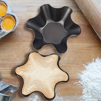 

6 Inch Non-stick Barbecue Bowl Six Petal Flower Bowl Petal Cake Mold DIY Bakeware Kitchen Cake Mould Baking Tools 1 1 hot