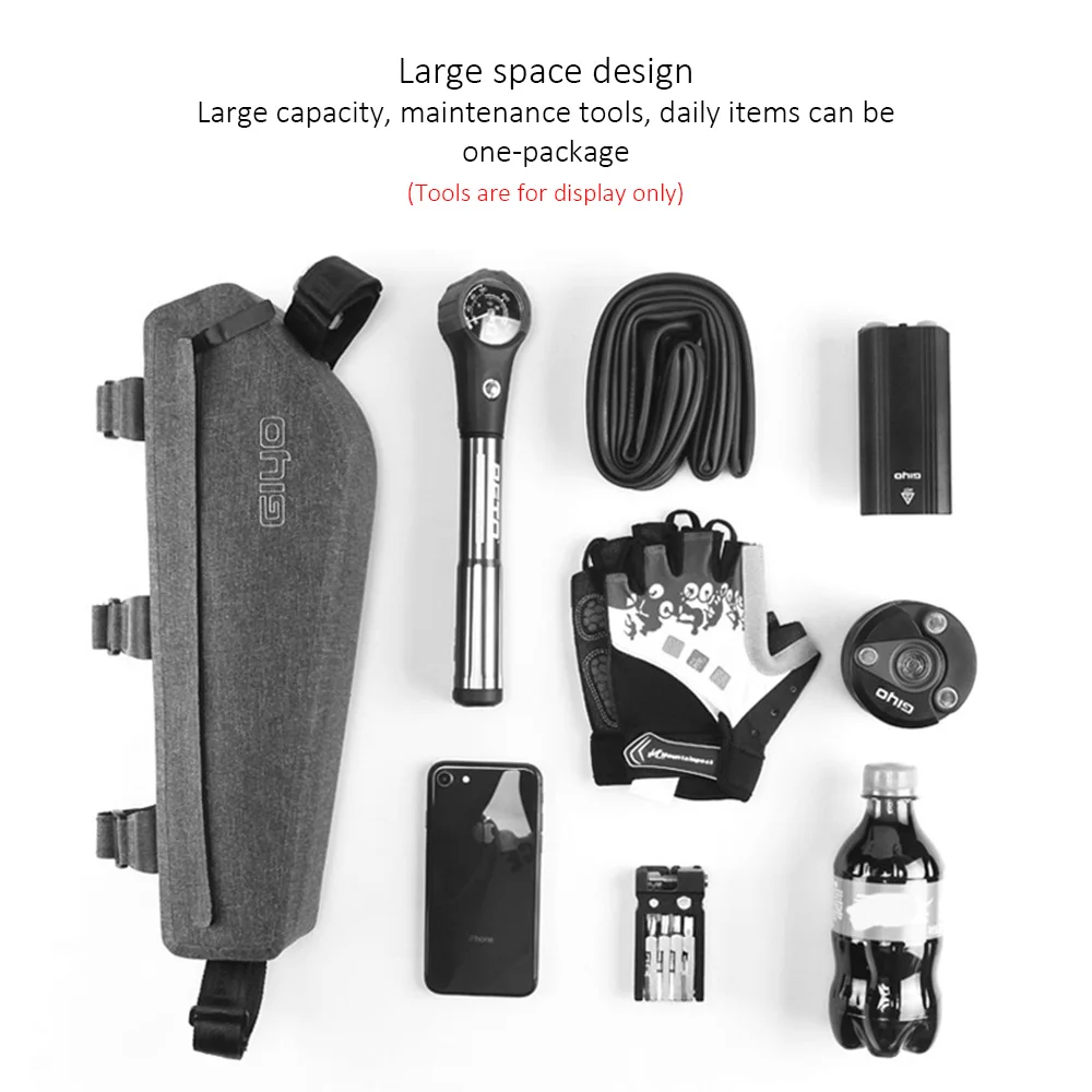 Cycling Bicycle Bags Tube Front Frame Bag Waterproof MTB Road Triangle bag Dirt-resistant Bike Accessories Bags crossbeam bag