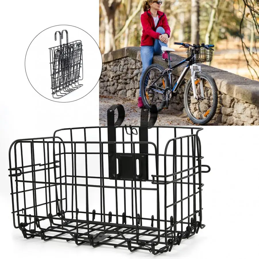 metal bike basket front