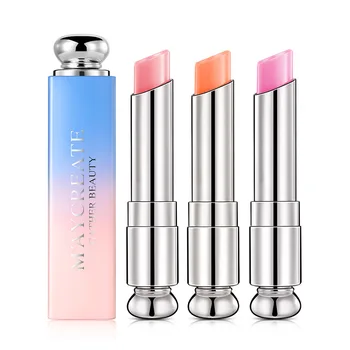 

3 Colors discolor Lips Makeup Lipstick Lip Gloss Long Lasting Moisture Cosmetic Lipstick Red Lip Matte Lipstick Waterproof