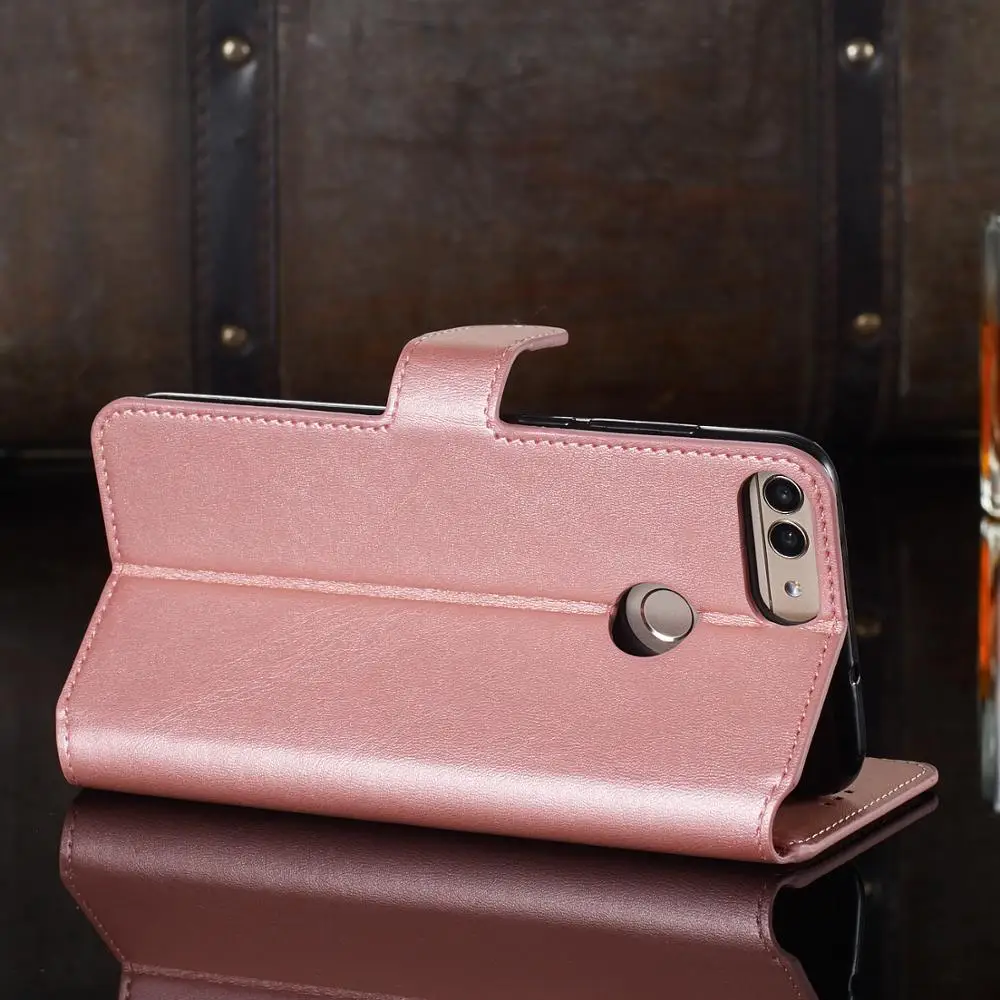 Кожаный чехол для huawei P Smart Honor 9 Lite Роскошный PU 360 винтажный адсорбционный флип-кошелек для huawei Honor 9 Lite чехол-крышка