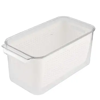 

1pc Storage Box Refrigerator Basket Holder Storage Box Container