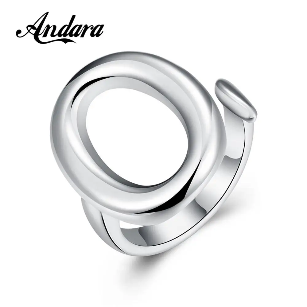 

925 Silver Ring Women's One Size Open Ring Fashion Jewelry Gift