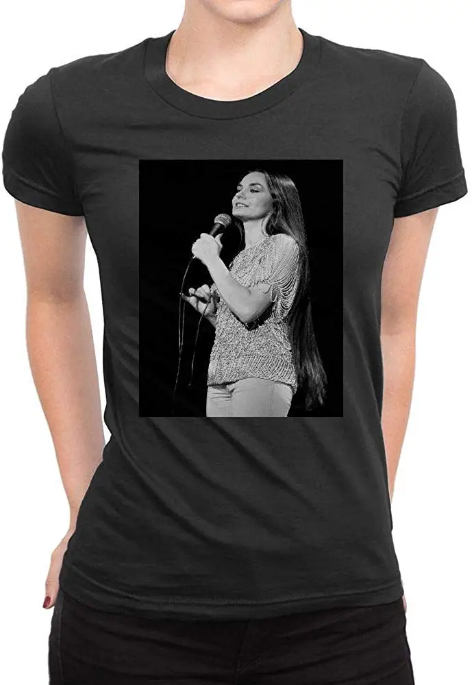 FGHFG Women's Crystal Gayle Singing Stylish Cool TFGHFG Shirt Casual Tees |