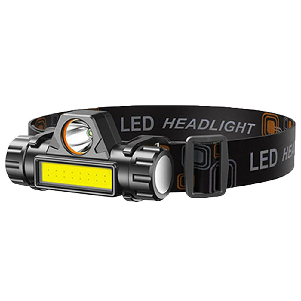 Potente linterna frontal impermeable para pesca, linterna de cabeza de carga USB, de luces para trabajo al aire libre|Faros - AliExpress
