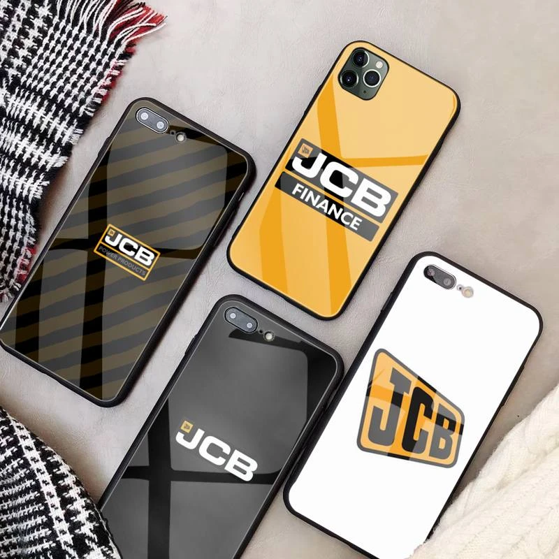 Excavator Jcb Phone Case Glass Designer For Iphone 12 7 8 Plus 6s 11 Pro Max Xr Back Cover Case Phone Case Covers Aliexpress