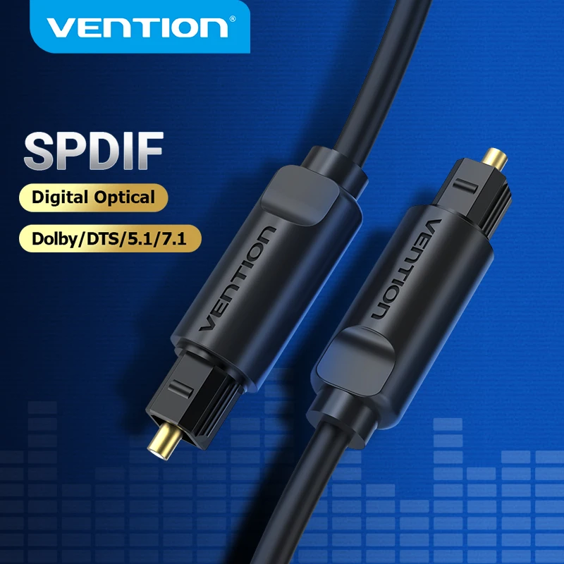 Vention цифровой оптический аудио кабель Toslink SPDIF 1 м 5 для усилителей Blu Ray DVD Xbox 360 PS4