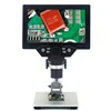 Microscopio Digital portátil de 1200X, 7 pulgadas, LCD, vídeo, 12MP, para soldadura electrónica, PCB, inspección, Zoom continuo ► Foto 2/6
