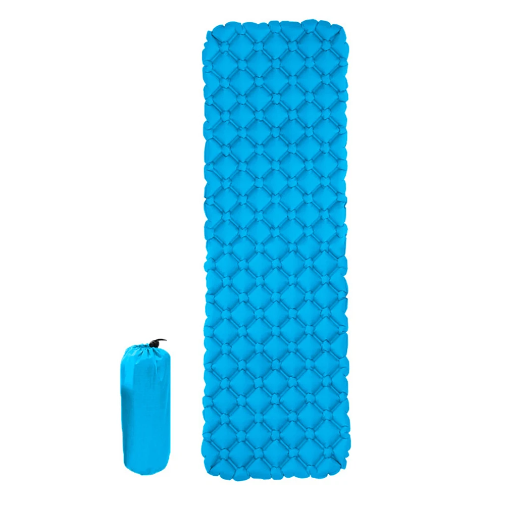 Inflatable Mattress Ultralight Sleeping Pad with Pillow Portable Single Camping Mat Air Mattress