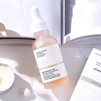 

The Ordinary Lactic Acid 5% + HA Hyaluronic Original Liquid Peeling Formulation Facial Essence Brightening Remove Dullness Aging