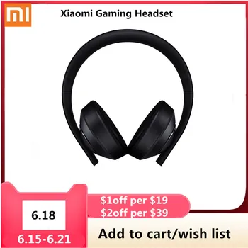 

Xiaomi Mi Gaming Headset 7.1 Virtual Surround Sound Headphones With Microphone LED Light Noise Cancelling Volume Control Gift