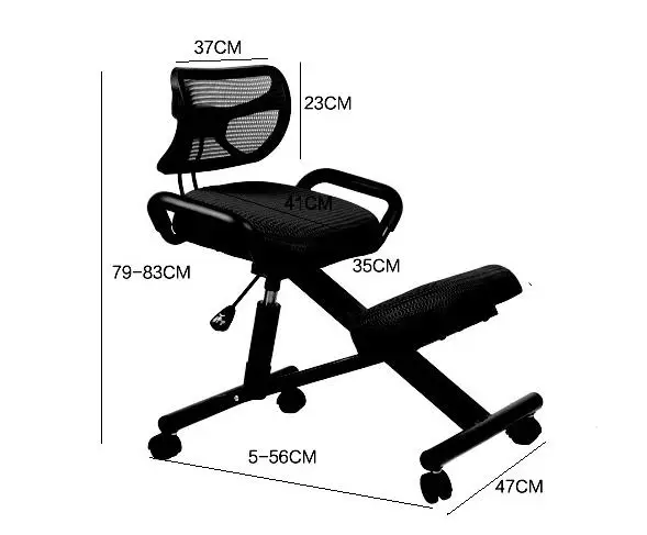 Коленный стул своими руками чертежи