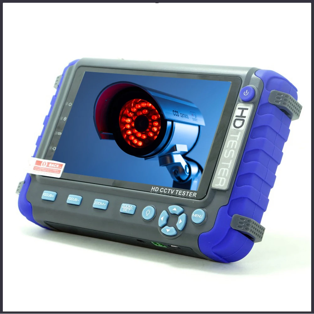 

5 Inch IV8C CCTV HD camera monitor Professional CCTV testing tool display AHD TVI 8MP CVI CVBS CCTV Camera Tester Monitor PTZ