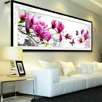 

5D DIY FLOWER BUTTERFLY CROSS STITCH KIT EMBROIDERY DIAMOND PAINTING HOME DECOR L4MF