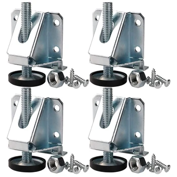 

NEW-Leveling Feet Heavy Duty Furniture Levelers Adjustable Table Leg Leveler with Lock Nuts for Furniture,Table, Cabinets, Workb