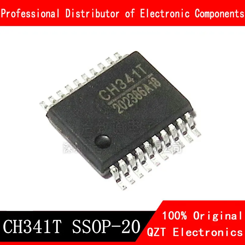 10pcs/lot CH341T CH341 SSOP-20 new original In Stock