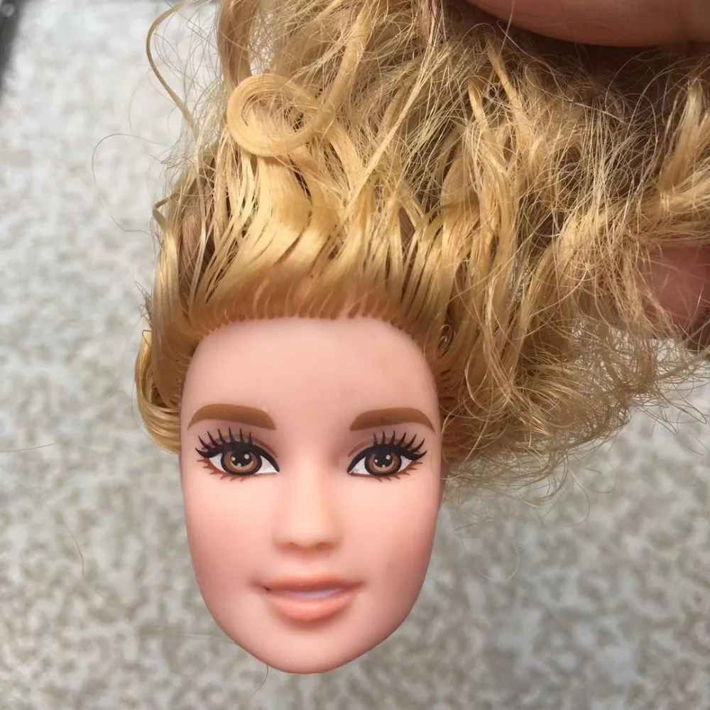 Новая ограниченная кукла игрушка голова принцесса кукла голова девушка DIY туалетный волос игрушки Дети Макияж DIY игрушка детский любимый подарок на день рождения