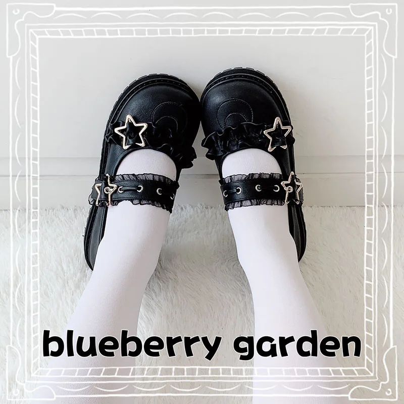 

Japanese Lolita Soft Girl Kawaii Shoes Cute Round Toe Single Shoes Platform Shoes Kawaii Shoes Cosplay Loli Women Shoes Cos