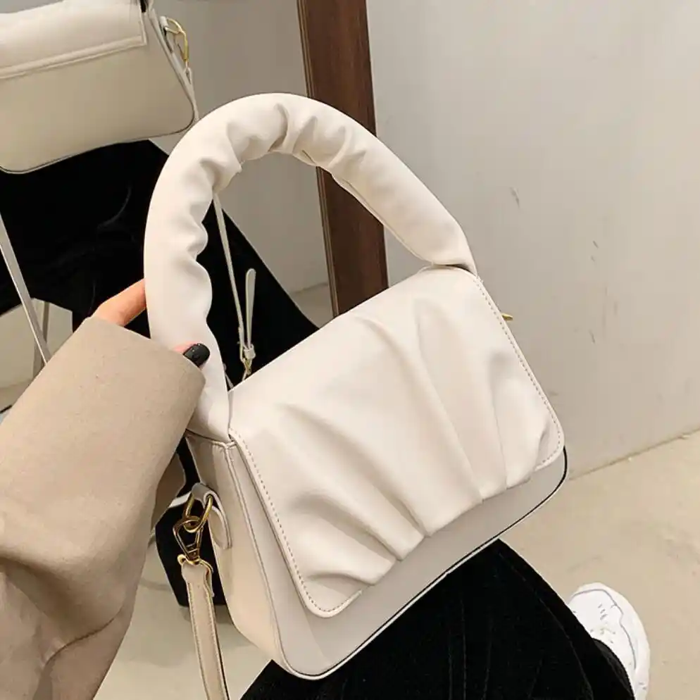 Tas Tote Berlipat Wanita Elegan 2021 Tas Tangan Desainer Wanita Kulit Pu Kualitas Baru Mode Tas Messenger Bahu Portabel Bahu Tas Aliexpress