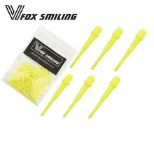 Fox Smiling 30 шт. 25 мм 2BA профессиональная дротика с мягким наконечником для Дротика s и электронная Дротика s Tip 10 цветов