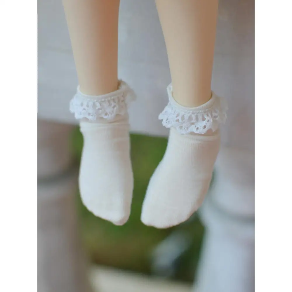 

[wamami] White Lace Socks 1/3 1/4 SD17 Female BJD Dolls Dollfie Outfits