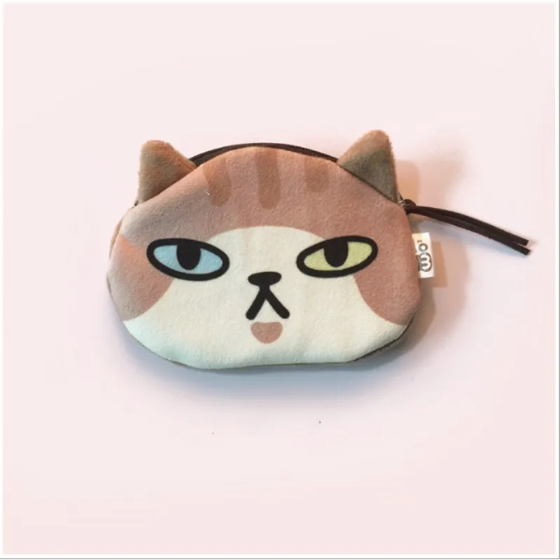 Мультяшное портмоне «кошка» Kawaii милый кошелек женский маленький кошелек для мелочи детская мини-сумка карман на молнии держатель для ключей