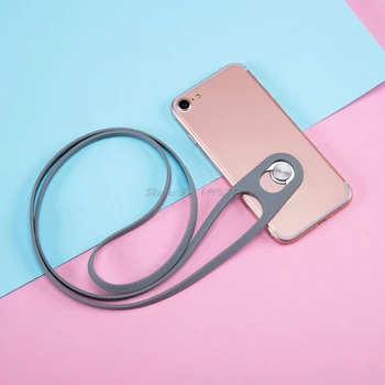 

High Quality Universal Lanyard For Phone Silicone Sports Strap Detachable Mobile Phone Straps Neck lanyard For Cell Phone/PAD/ID