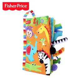 FISHER-PRICE Монтессори трехмерная книга из ткани для детей раннее развитие ребенка развивающие игрушки tear not bad игрушка подарок