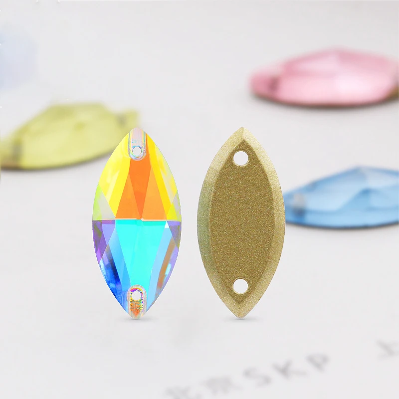 Astrobox 라인 석 플랫 백에 바느질 말 눈 바느질 Strass 크리스탈 느슨한 구슬 바느질 DIY 선물 의류 쥬얼리 만들기
