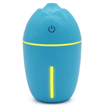 

Top Sale Ultrasonic Air Humidifier Essential Oil Diffuser Lights Electric Aromatherapy Usb Humidifier Car Aroma Diffuser Blue