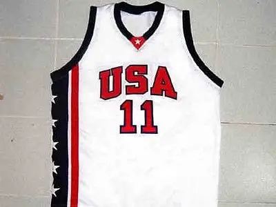 

#11 SHAWN MARION TEAM USA retro Throwback mens Basketball Jersey Embroidery Stitched any Number and name