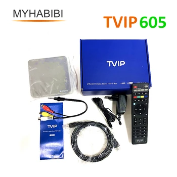 

TVIP 605 V.605 Smart TV Box IPTV Linux 4.4 Android Dual System IP TV M3U Set Top Tvip605 4K ULTRA 5G WiFi Super Clear