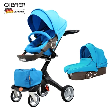 

EU High Quality Export Baby Strollers High Landscape Baby Stroller Send Newborn Baby Use Baby Bassinet