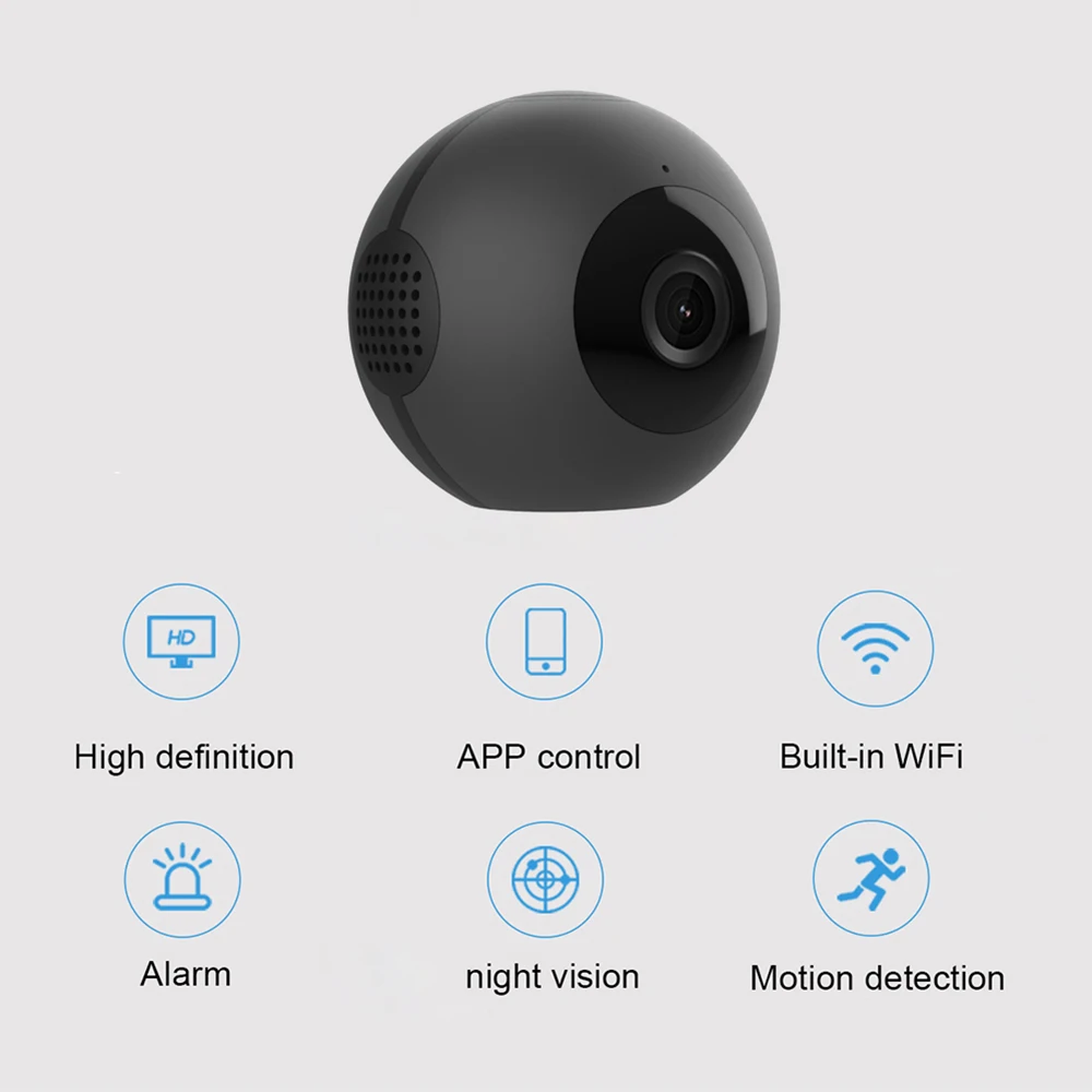 HD 1080P WiFi мини-камера видеокамера регистратор 140 широкоугольный объектив ночное видение Обнаружение движения приложение управление маленькая камера мини