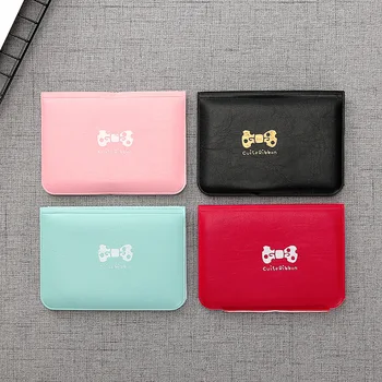 

Women Girls Student Card Holder Business Wallet Bank ID Name Credit Card Note Holder Cover Case Pocket Bag Purse 12 Card Slots