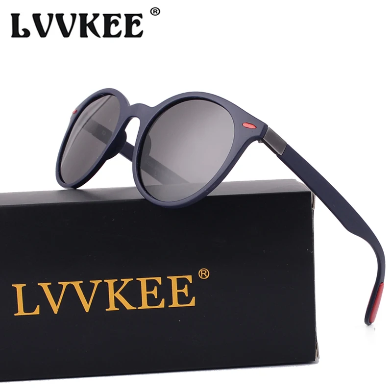 LVVKEE модные новые классические Поляризованные солнцезащитные очки для мужчин и женщин TR90 ноги дизайн Овальная оправа солнцезащитные очки мужские очки UV400 Gafas De Sol